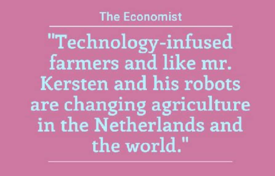 Quote the Economist: Technology-infused farmers….
